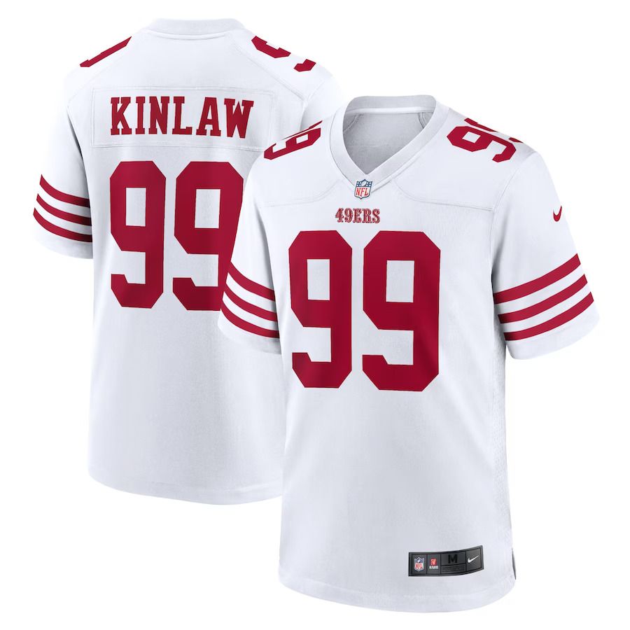Men San Francisco 49ers #99 Javon Kinlaw Nike White Player Game NFL Jersey